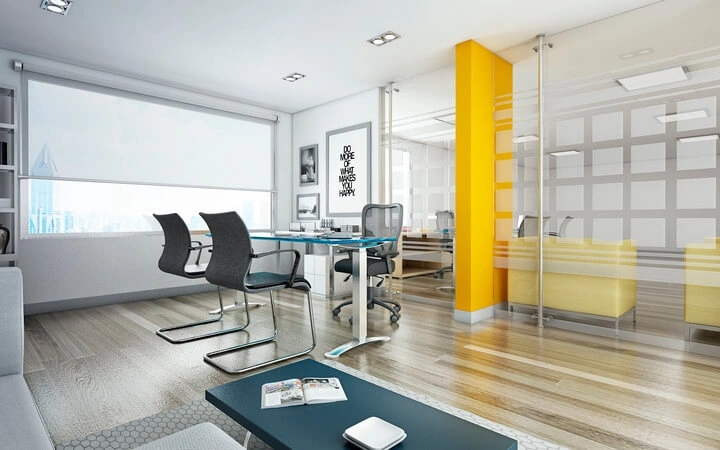 Render para Oficinas en Bogotá 🖥️ Visualización Arquitectónica 3D